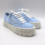 Prada Re-Nylon Double Wheel Platform Low-Top Sneakers Sky Blue Size 39