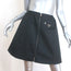 Prada Re-Nylon Zip-Front A-Line Skirt Black Size 40