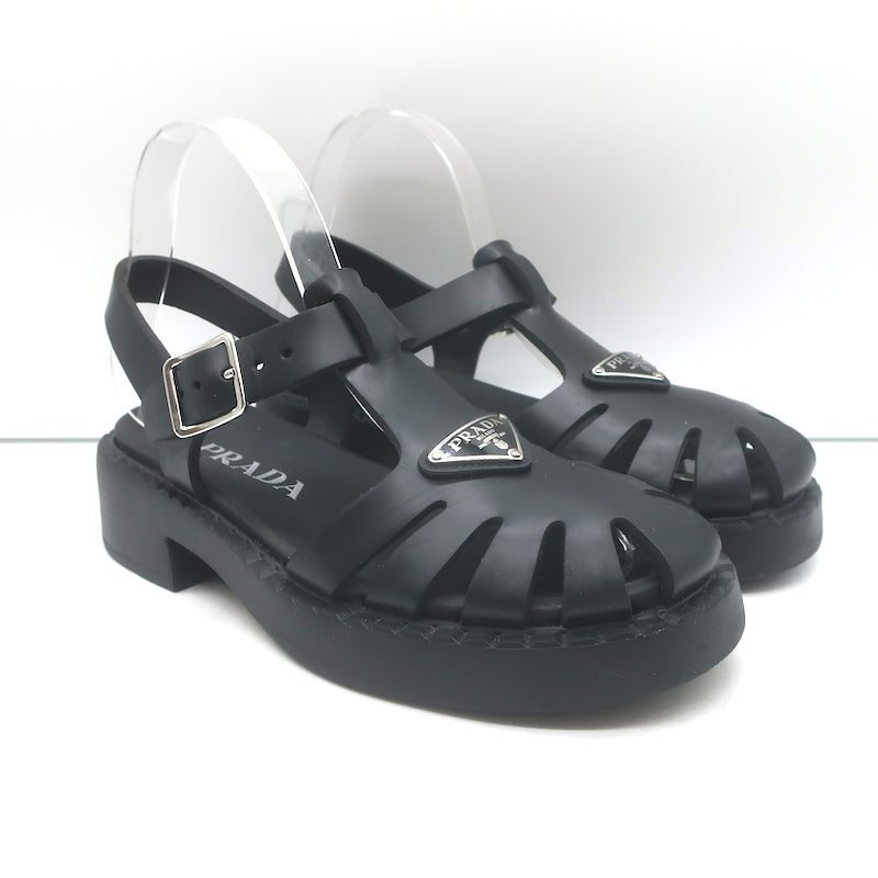 Pre-Owned Prada Soft Cage Fisherman Sandals Sz 35 - $585