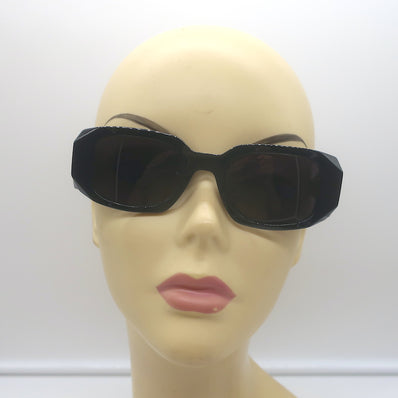Prada Symbole Rectangular Sunglasses Black SPR 17W 1AB-5S0
