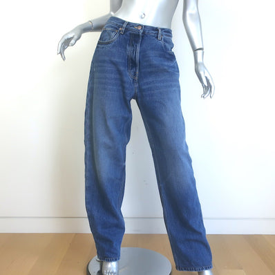 Prada Wide Leg Jeans Medium Wash Denim Size 28