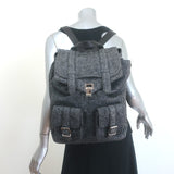 Proenza Schouler PS1 Extra Large Backpack Charcoal Melange Felted Wool