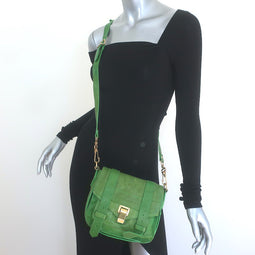 Proenza Schouler PS1 Mini Crossbody Bag Green 
