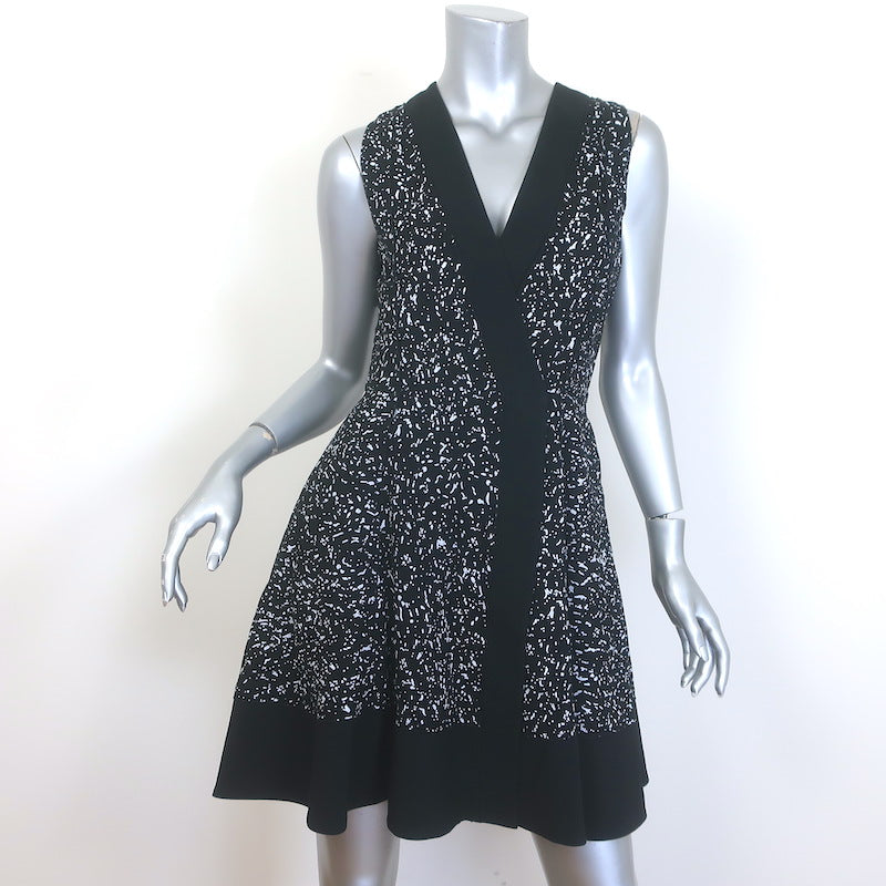 Proenza Schouler Splatter Paint Print Wrap-Effect Dress