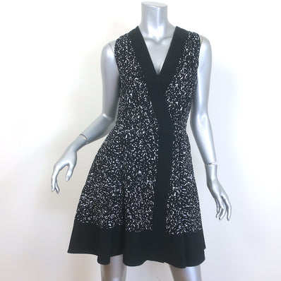 Proenza Schouler Splatter Paint Print Wrap-Effect Dress