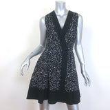 Proenza Schouler Splatter Paint Print Wrap-Effect Dress