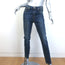 R13 Slouch Skinny Jeans Vintage Blue Stretch Denim Size 26