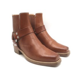 RE/DONE Cavalry Harness Boots Caramel 