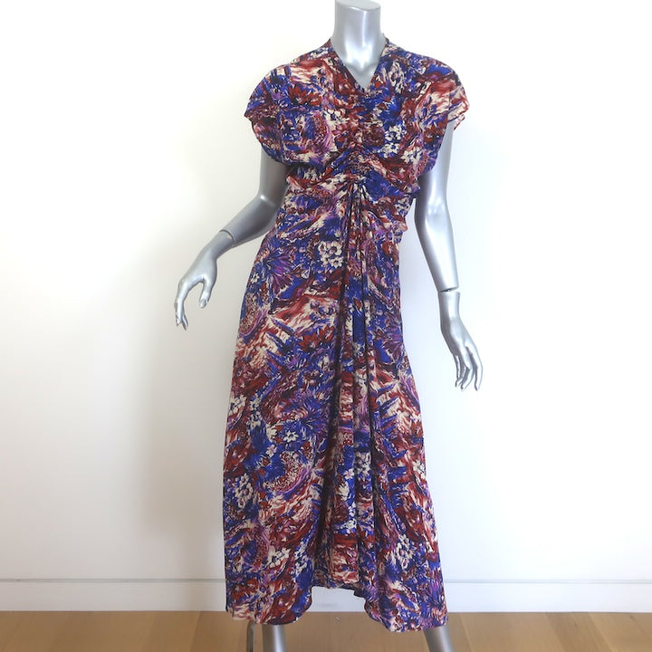 Rachel Comey Hilma Ruched Midi Dress 