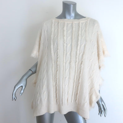 Ralph Lauren Cashmere Cable Knit Poncho