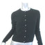 Ralph Lauren Black Label Cashmere Pearl Button Cardigan Black Size Medium