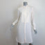 Ralph Lauren Black Label Long Sleeve Shirt Dress Ivory Crepe Size 4