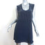 Rebecca Taylor Studded Mini Dress Navy Silk Size 8