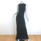 Revillon Sleeveless Knit Maxi Dress Black