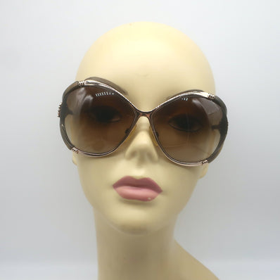 Roberto Cavalli Variscite 500 Crystal-Logo Butterfly Sunglasses