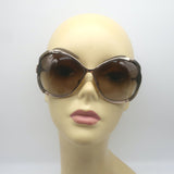Roberto Cavalli Variscite 500 Crystal-Logo Butterfly Sunglasses