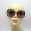 Roberto Cavalli Variscite 500 Crystal-Logo Butterfly Sunglasses Brown/Gold