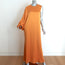 Roksanda One-Shoulder Maxi Dress Gown Marigold Silk Size 8