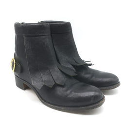 Rupert Sanderson Vrony Fringe Ankle Boots 