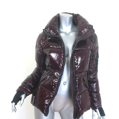 SAM Freestyle Down Puffer Jacket Merlot Size Medium NEW