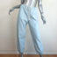 SPRWMN Leather Drawstring Joggers Light Blue Size Large