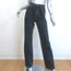 Saint Laurent 90's High Waist Straight Leg Jeans Black Denim Size 29