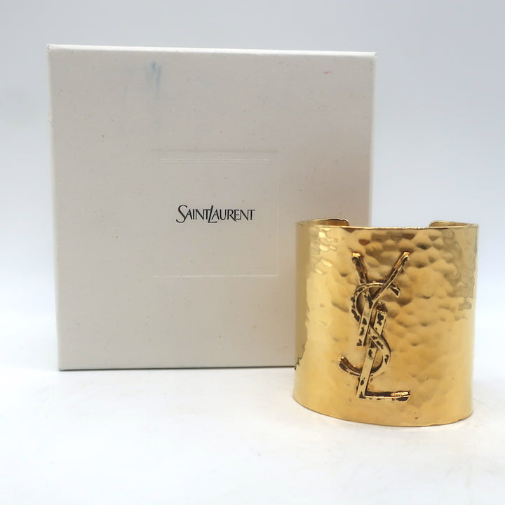 Saint Laurent Cassandre Cuff Bracelet