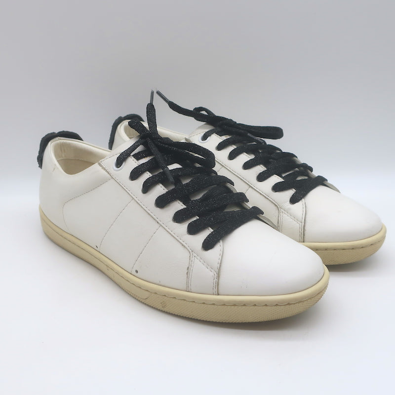 Saint Laurent Glitter Lips Court Classic Sneakers 