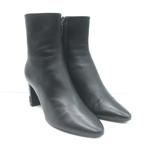 Luxury YSL Lou Ankle Boots Black Leather Size 36 | Pre-Owned  display picture 2