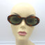Saint Laurent Oval Tortoiseshell Sunglasses Havana/Green SL M 136 002 52mm