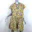 Saloni Ashley Mini Dress Citrus Monkey Print Poplin Size US 6