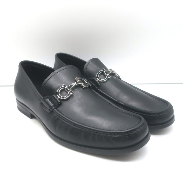 Salvatore Ferragamo Chris Reversible Bit Loafers Black  display picture 1
