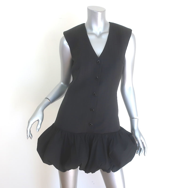 Sandro Aliette Bubble-Hem Sleeveless Mini Dress 
