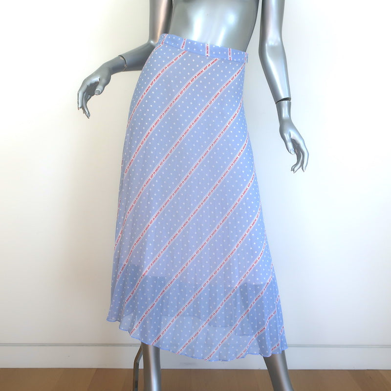 Sandro Eode Keep on Dancing Print Pleated Midi Skirt 