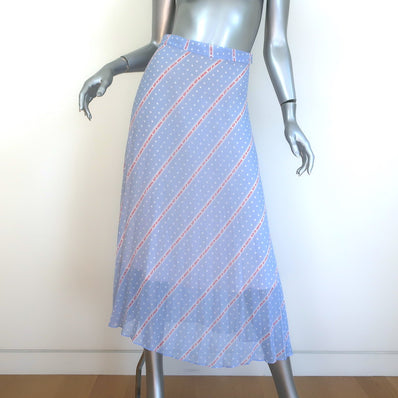 Sandro Eode Keep on Dancing Print Pleated Midi Skirt 
