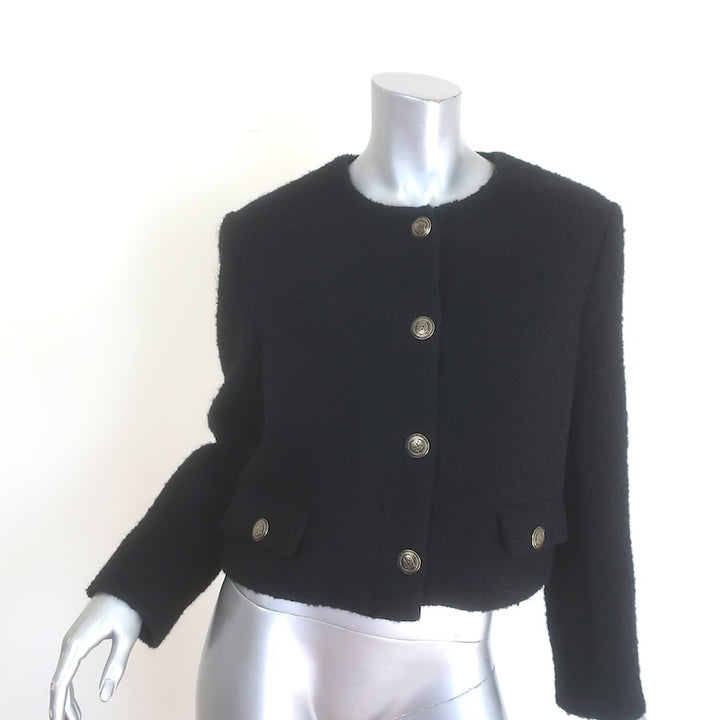 Sandro Wallace Cropped Tweed Jacket