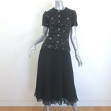Self-Portrait Sequin Boucle Tailored Midi Dress