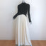 Solid & Striped The Soglio Colorblock Maxi Dress Black/Ecru Size Extra Small NEW