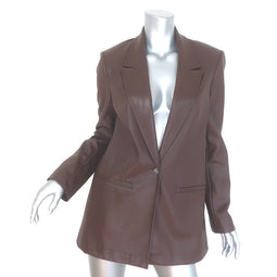 Staud Madden Vegan Leather Blazer 
