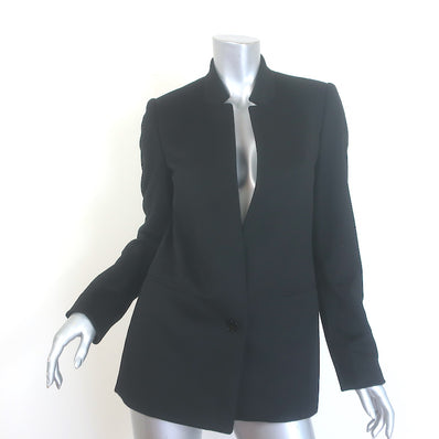 Stella McCartney Cashmere Single-Breasted Blazer Black Size 42