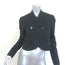 Stella McCartney Cropped Double Breasted Blazer Black Size 42