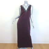 Stella McCartney Lace-Trimmed Satin Maxi Slip Dress 