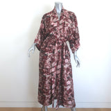 Stevie Howell Printed Silk Kimono Robe