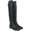 Stuart Weitzman 5050 Over the Knee Flat Boots Black Leather Size 9.5