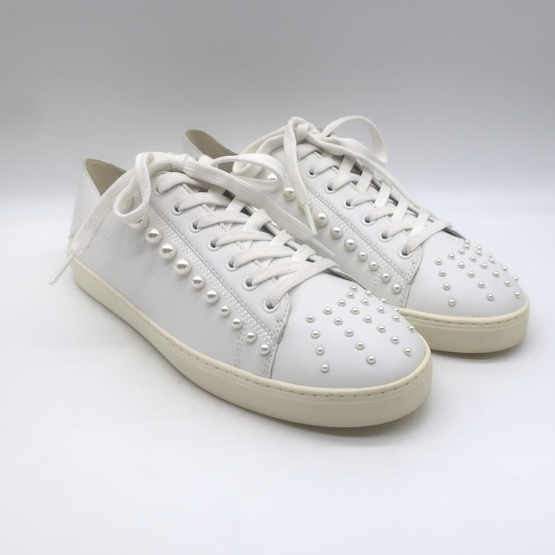Stuart Weitzman Goldie Faux Pearl Convertible Sneakers