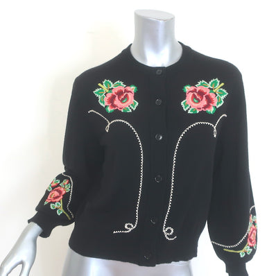 THE GREAT The Heirloom Rose Western Cardigan