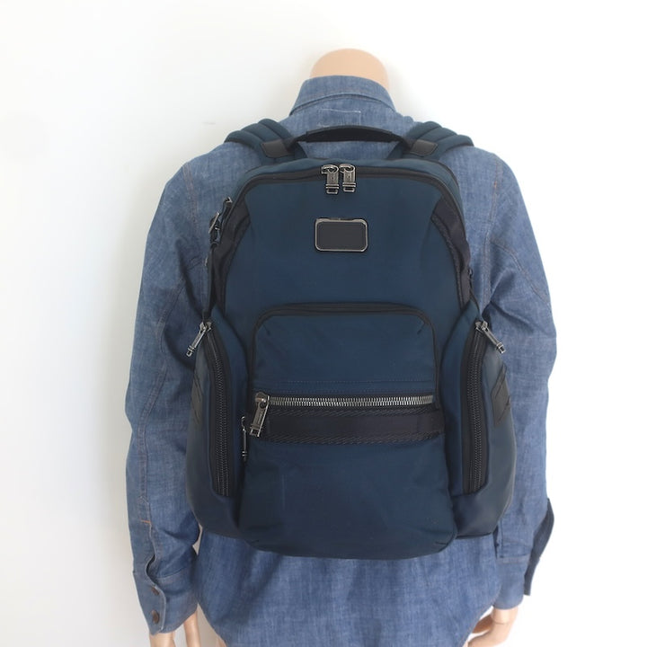 TUMI Alpha Bravo Navigation Backpack Navy 