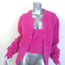 T by Alexander Wang Chenille Tank Top & Cardigan Twinset Fuchsia Size Large