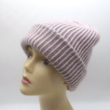 The Elder Statesman Watchman Striped Cashmere Beanie 