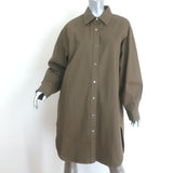 The Frankie Shop Karole Long Sleeve Shirt Dress 